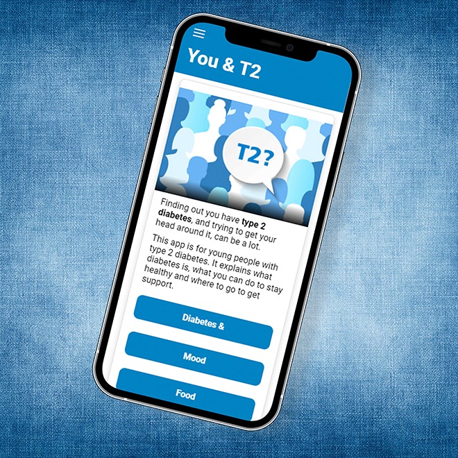 App for Young People with Type 2 Diabetes