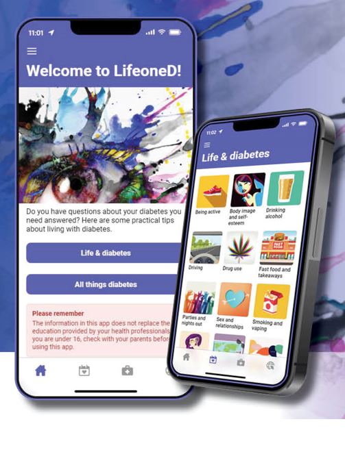 App for Young People with Type 1 Diabetes